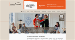 Desktop Screenshot of hypnoseminar-ausbildung.de